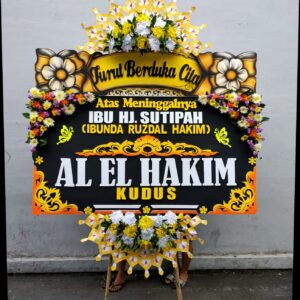 Rangkaian bunga belasungkawa profesional