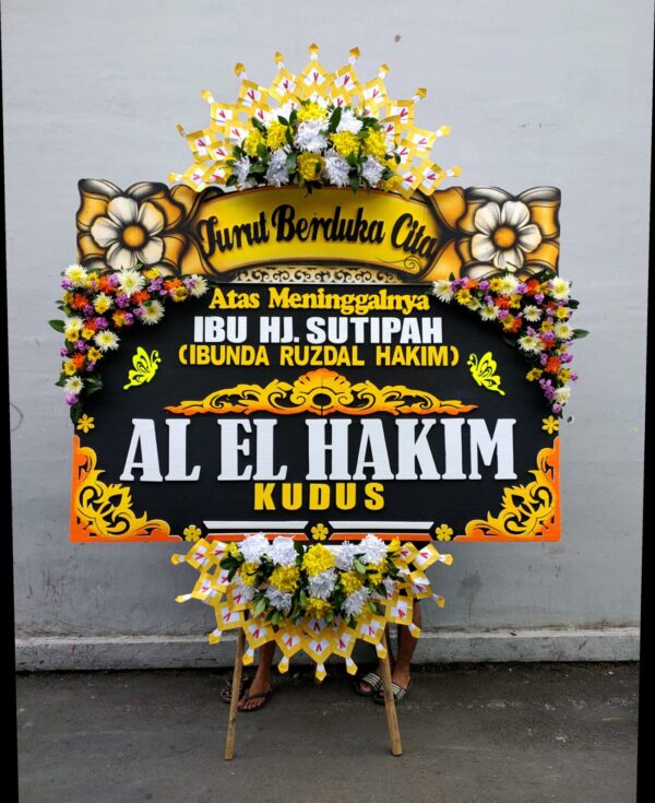 Rangkaian bunga belasungkawa profesional